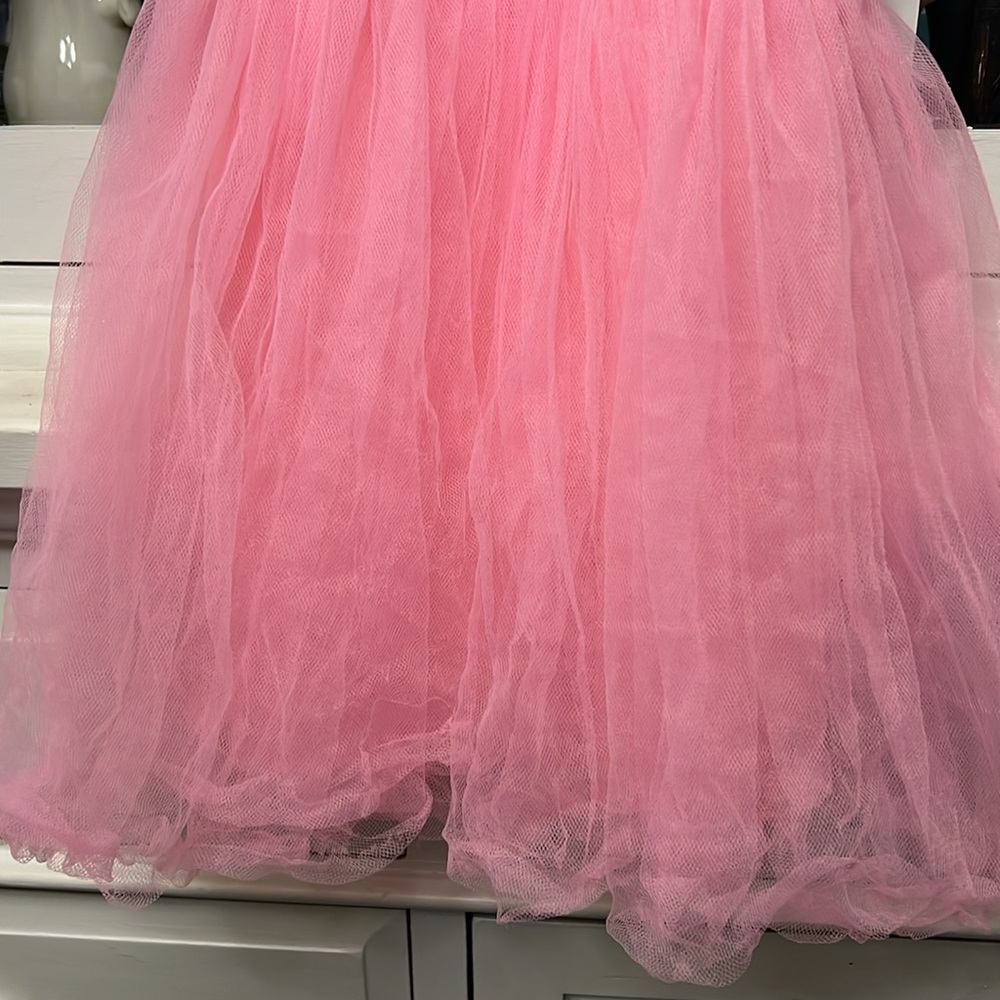 Kickee Pants Kids pink dress with tulle skirt and cupcake embroidery size 3T - Picture 8 of 8
